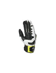 R-TECH - GUANTE PIEL ROCCO Racing Nero/Amarillo Farina 