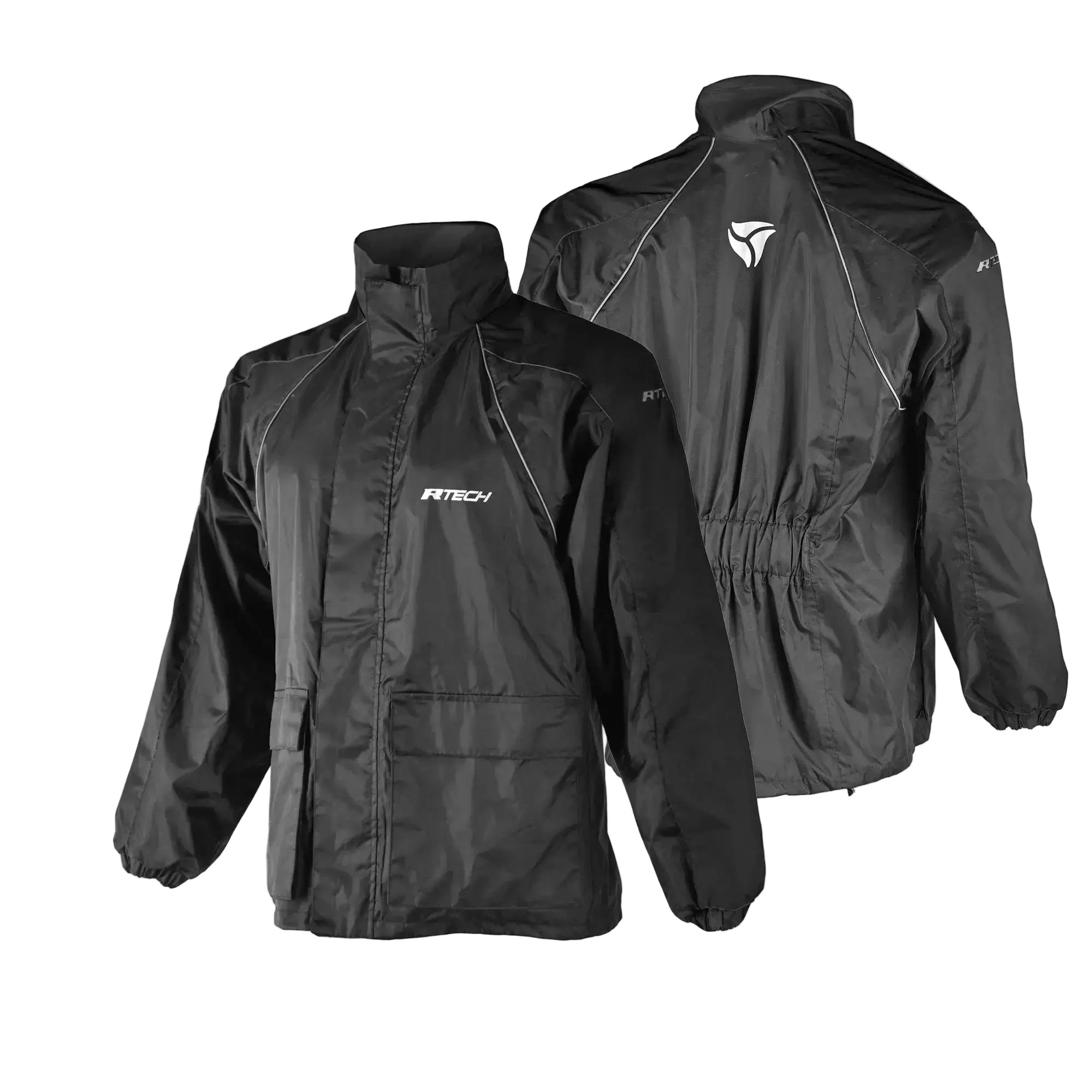R-tech Tracker Giacca Antipioggia Impermeabile Nero 