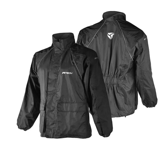 R-tech Tracker Giacca Antipioggia Impermeabile Nero 