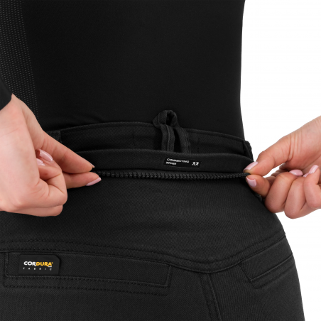 SHIMA RECON PANTALONE DE MOTO MUJER NEGRO 