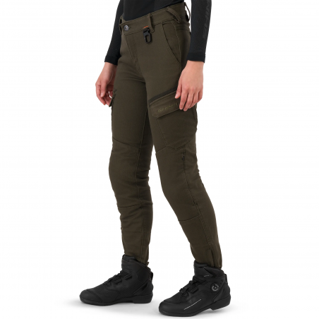 SHIMA RECON PANTALONE DE MOTO MUJER VERDE 