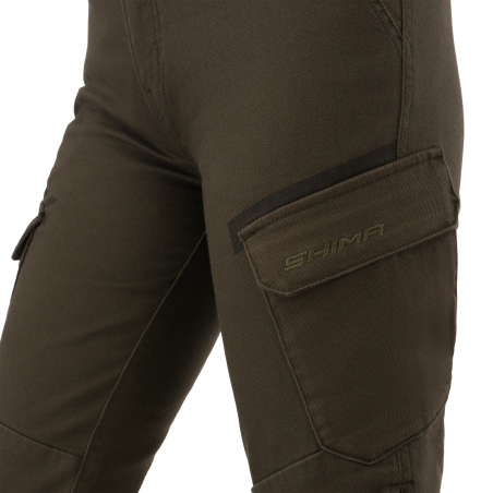 SHIMA RECON PANTALONE DE MOTO MUJER VERDE 