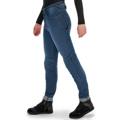 SHIMA RIDGE URBANO DE MOTOCICLISMO TURISMO PANTALONE MUJER AZUL 