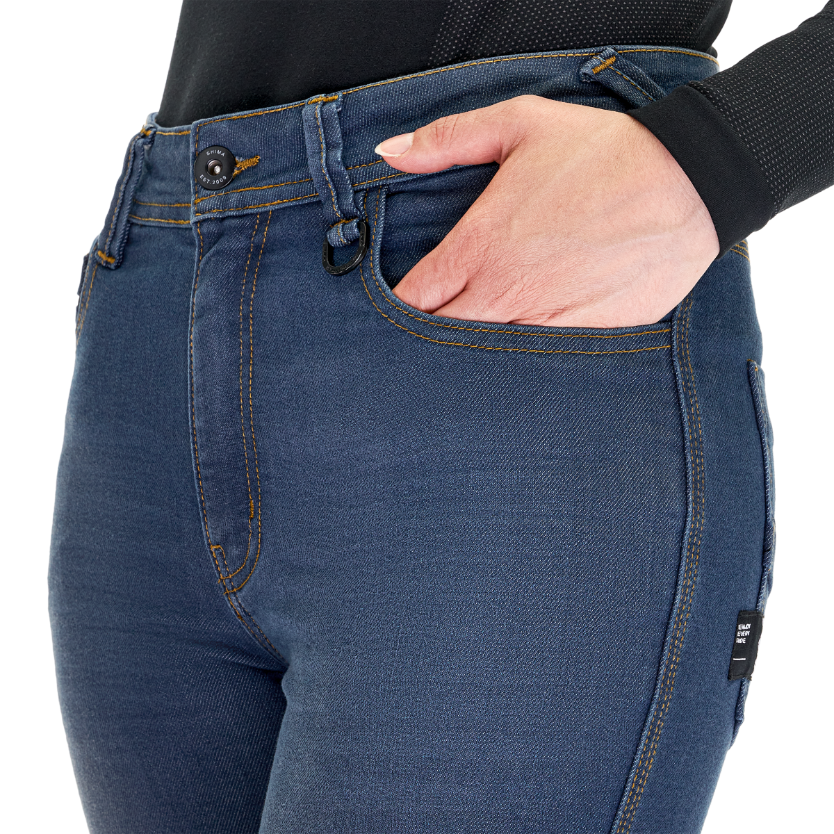 SHIMA RIDGE URBANO DE MOTOCICLISMO TURISMO PANTALONE MUJER AZUL 
