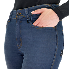 SHIMA RIDGE URBANO DE MOTOCICLISMO TURISMO PANTALONE MUJER AZUL 