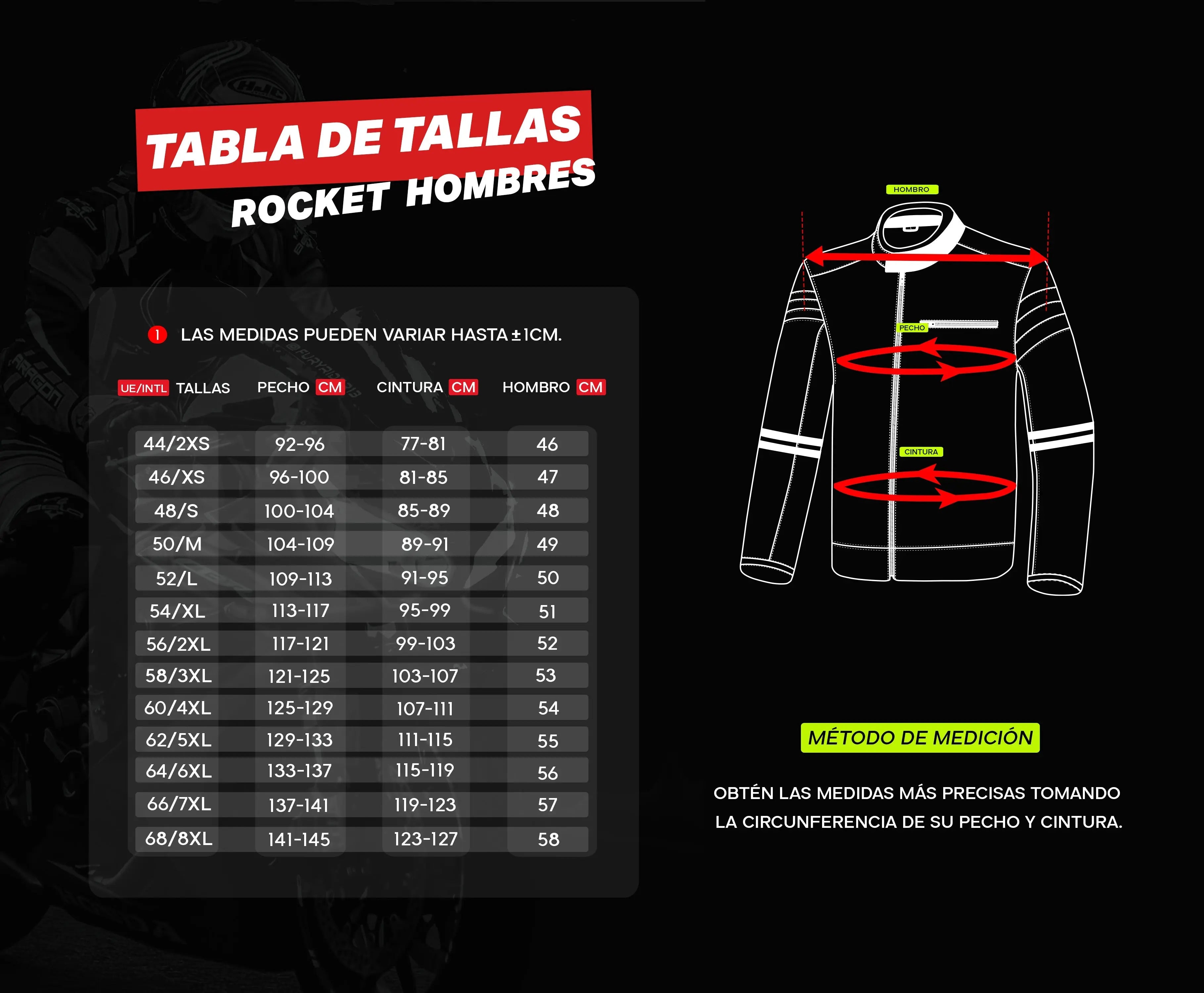 BELA ROCKET CHAQUETA MOTO PIEL HOMBRE NEGRO ROJO 