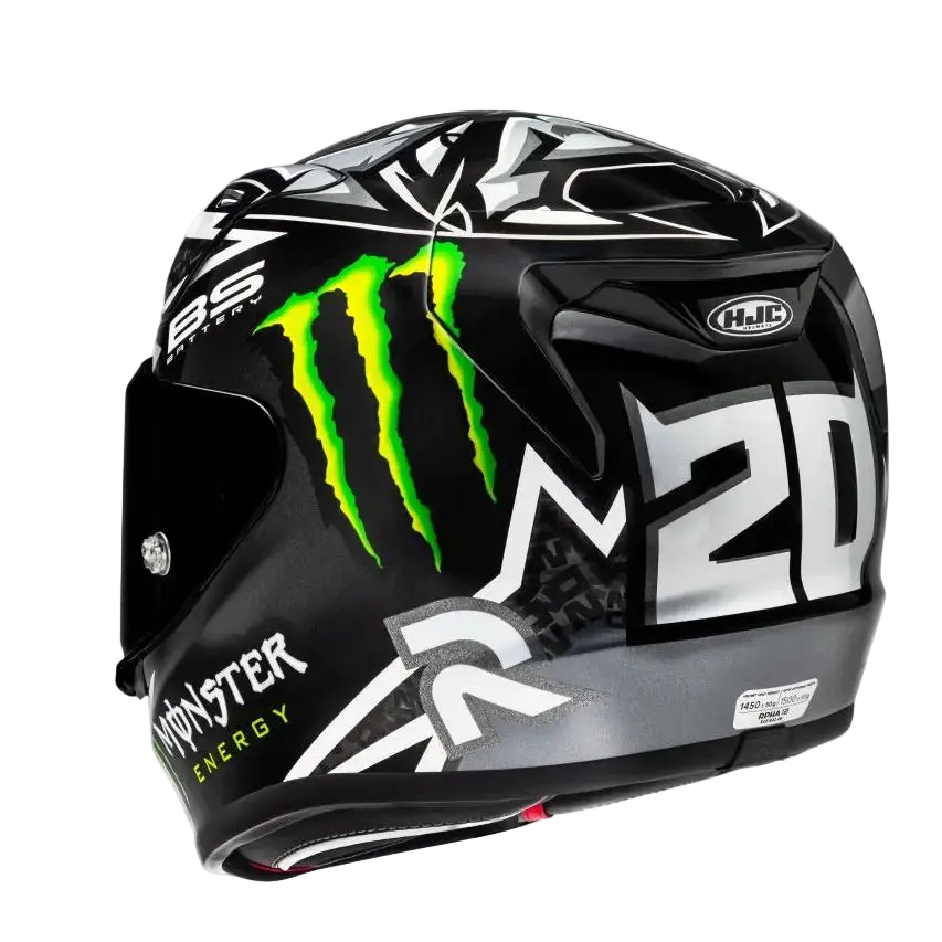 HJC RPHA 12 QUARTARARO REPLICA BL MC5 Moto Integrali Caschi Nero 