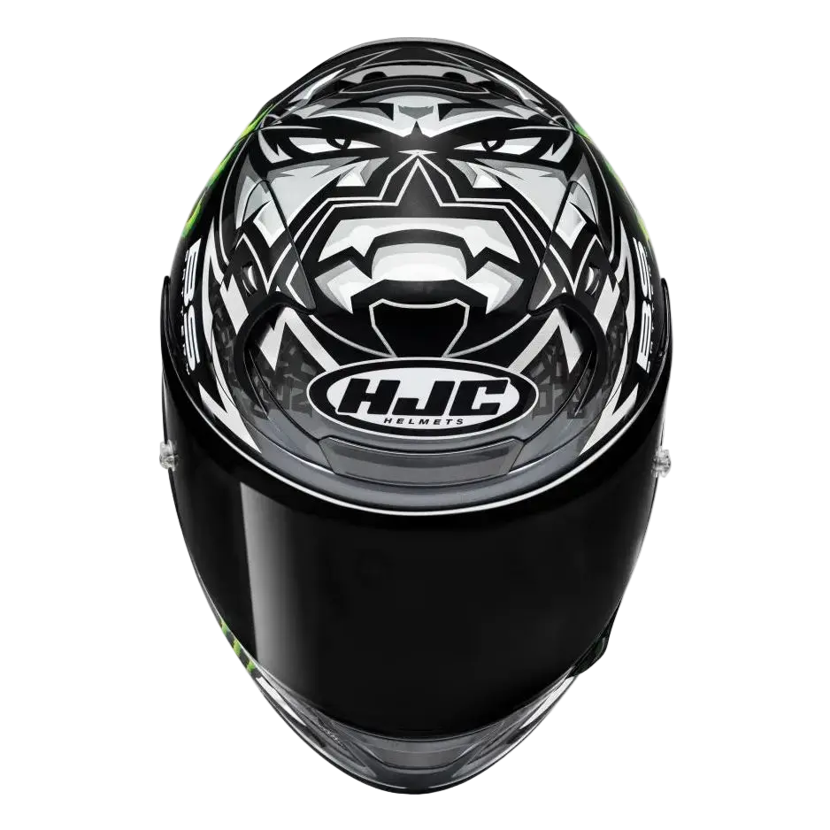 HJC RPHA 12 QUARTARARO REPLICA BL MC5 Moto Integrali Caschi Nero 