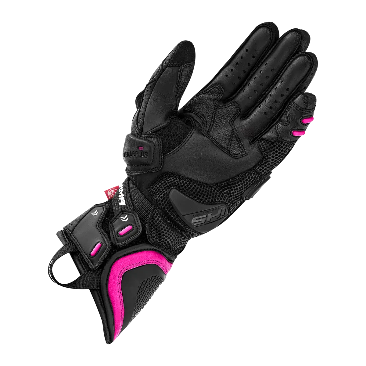 SHIMA RS-3 GUANTES DEPORTIVOS NEGRO MUJER ROSA 