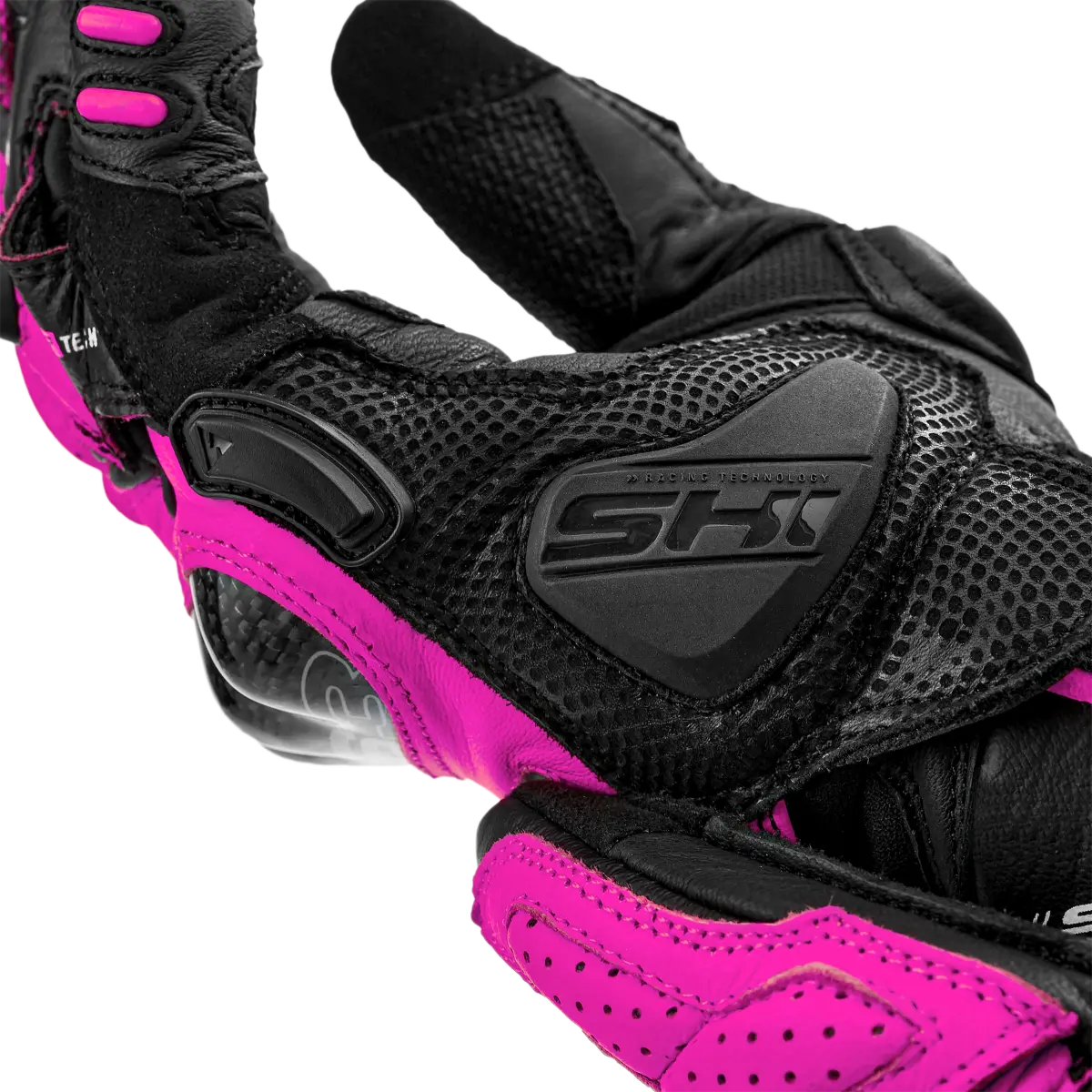 SHIMA RS-3 GUANTES DEPORTIVOS NEGRO MUJER ROSA 