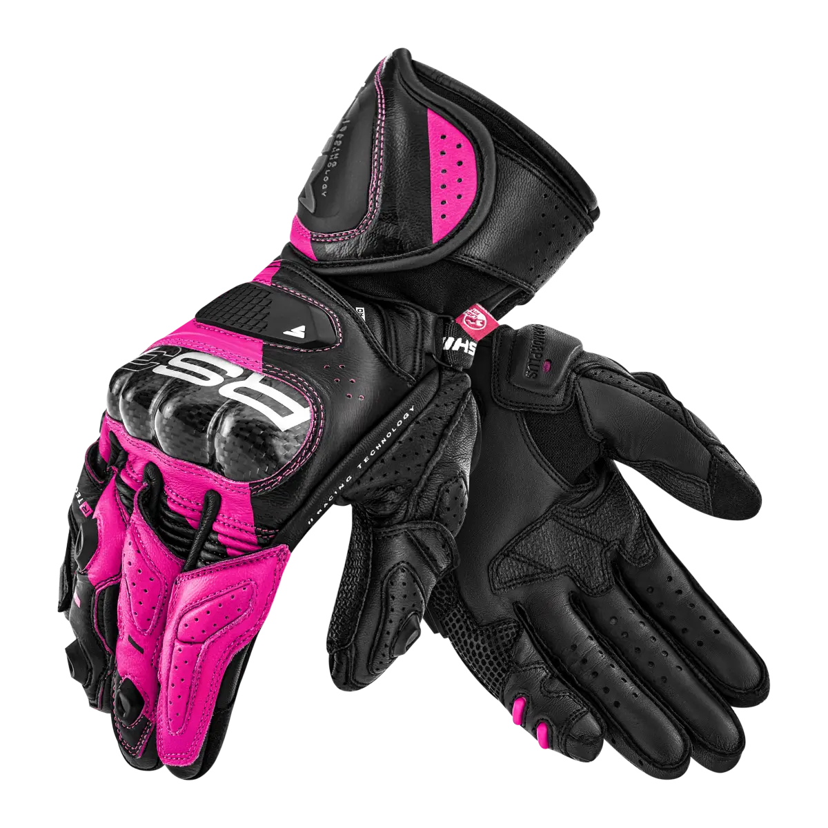 SHIMA RS-3 GUANTES DEPORTIVOS NEGRO MUJER ROSA 
