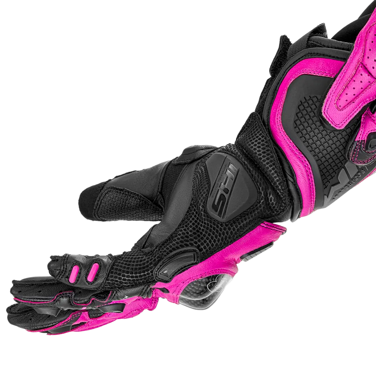 SHIMA RS-3 GUANTES DEPORTIVOS NEGRO MUJER ROSA 