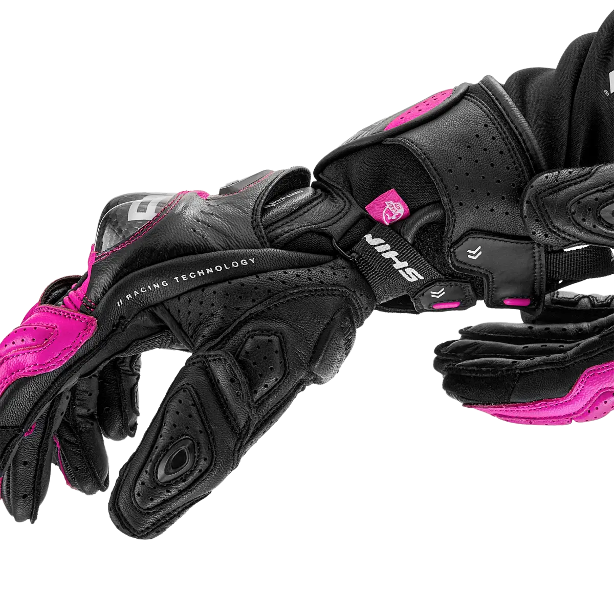 SHIMA RS-3 GUANTES DEPORTIVOS NEGRO MUJER ROSA 