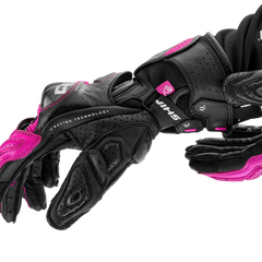 SHIMA RS-3 GUANTES DEPORTIVOS NEGRO MUJER ROSA 
