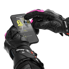 SHIMA RS-3 GUANTES DEPORTIVOS NEGRO MUJER ROSA 