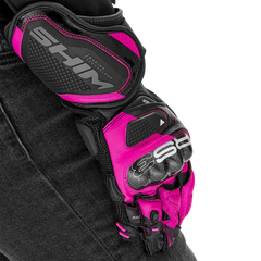 SHIMA RS-3 GUANTES DEPORTIVOS NEGRO MUJER ROSA 