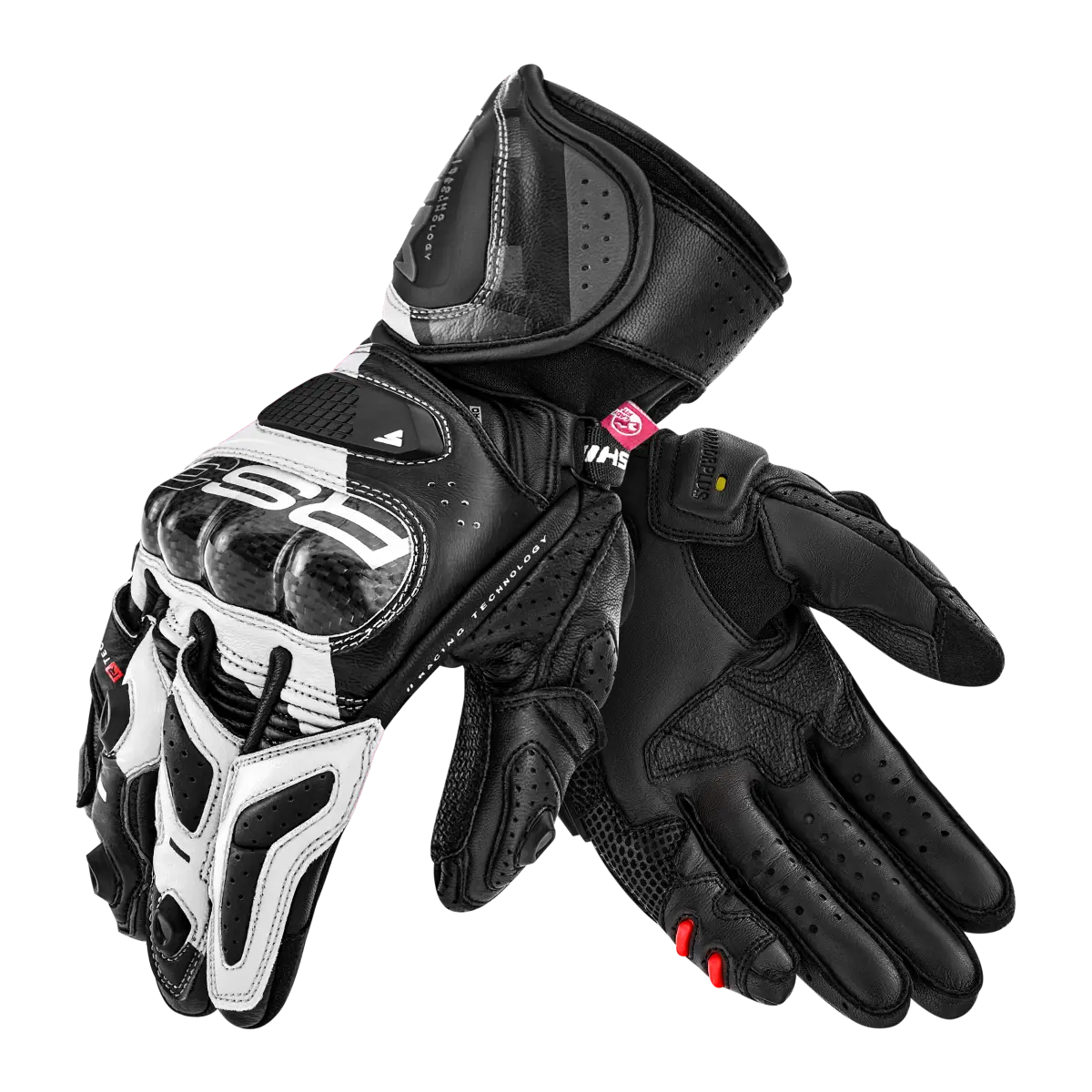 SHIMA RS-3 GUANTES DEPORTIVOS NEGRO MUJER BLANCO 