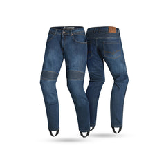 R-TECH VALENCIA UOMO DI MOTO JEANS BLU 