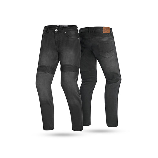 R-TECH VALENCIA JEANS DI MOTO UOMO NERO – Yamoto.it