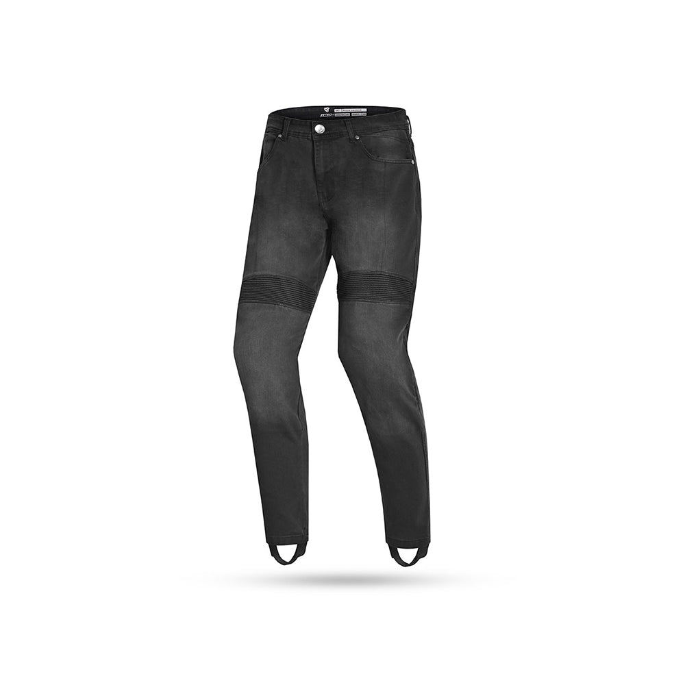 R-TECH VALENCIA JEANS DI MOTO UOMO NERO 