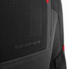 SHIMA RUSH 3.0 CHAQUETA DE MOTO HOMBRE GRIS/ROJO 