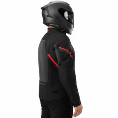 SHIMA RUSH 3.0 CHAQUETA DE MOTO HOMBRE GRIS/ROJO 