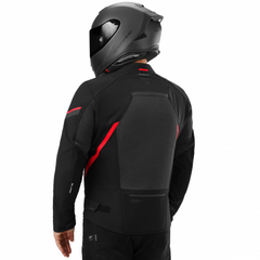 SHIMA RUSH 3.0 CHAQUETA DE MOTO HOMBRE GRIS/ROJO 