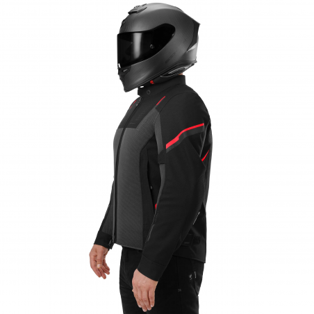 SHIMA RUSH 3.0 GIACCA DI MOTO UOMO GRIGIO/ROSSO – Yamoto.it