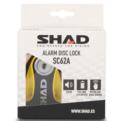SHAD DISC LOCK SC62A (ALARM) AMARILLO VERSION PIN 10mm 