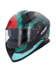 Shiro Katana Orbe integral Casco Verde  Opaco - Yamoto.it
