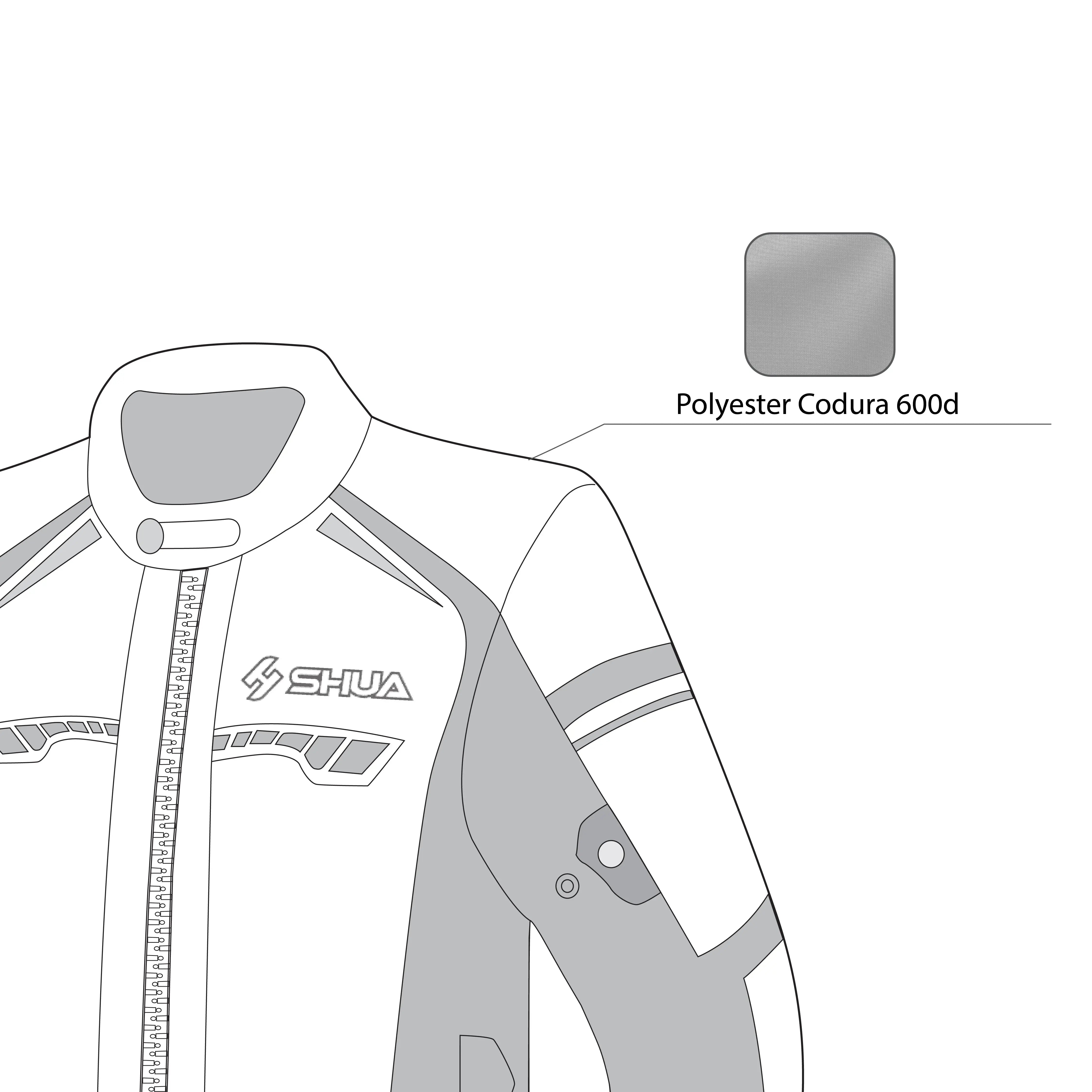 Shua Immortal Jacket impermeabile Arancione description 4