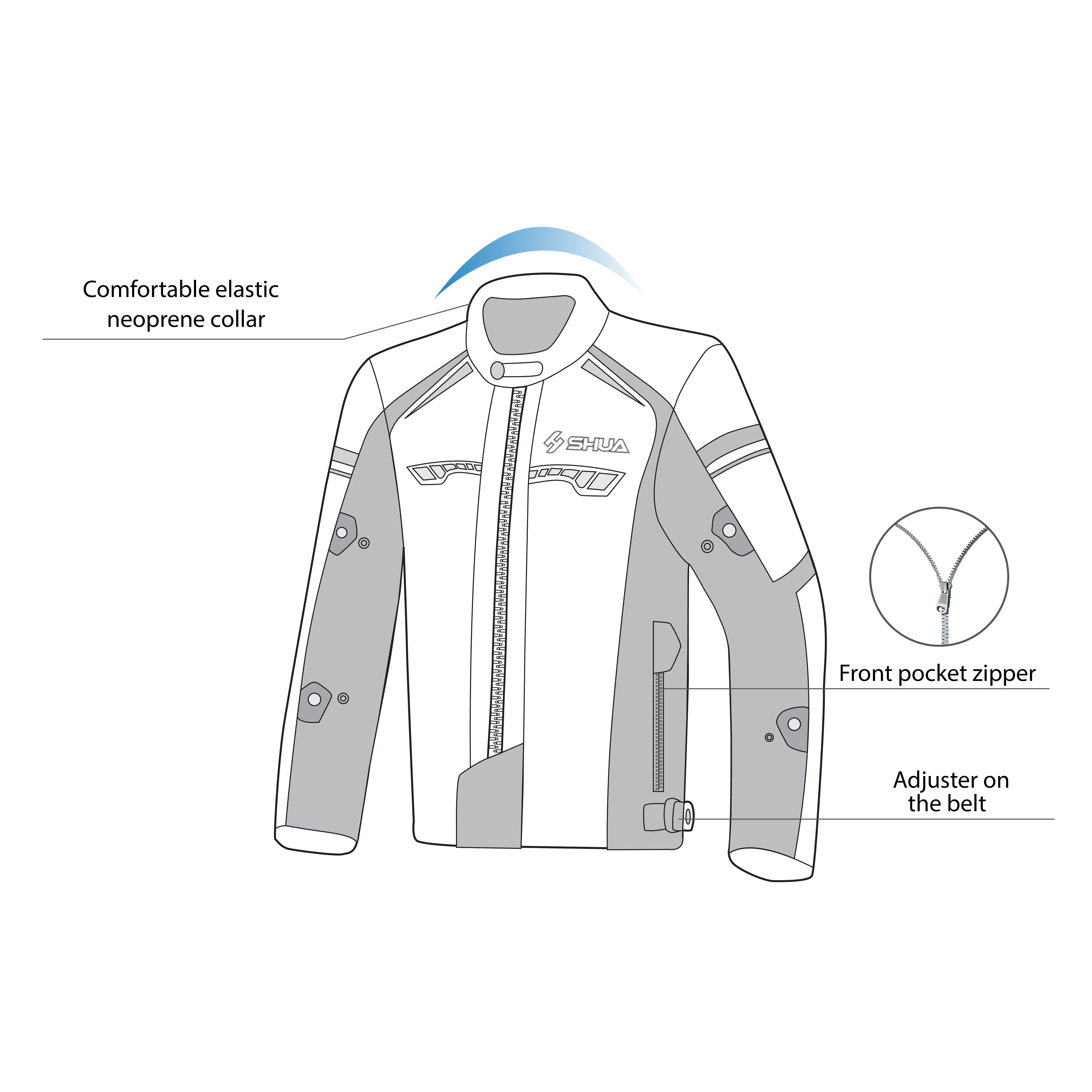 Shua Immortal Jacket impermeabile Arancione description 1