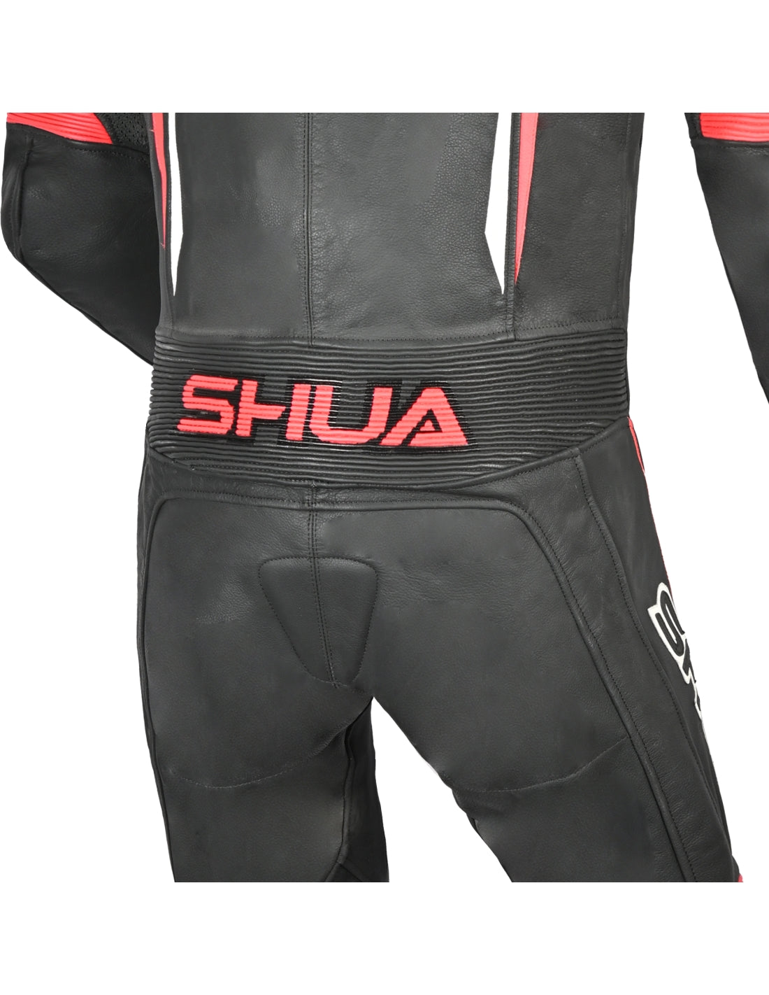 Shua Infinity Nero Rosso1PC Tute da Moto in Pelle Uomo SOLO ONLINE