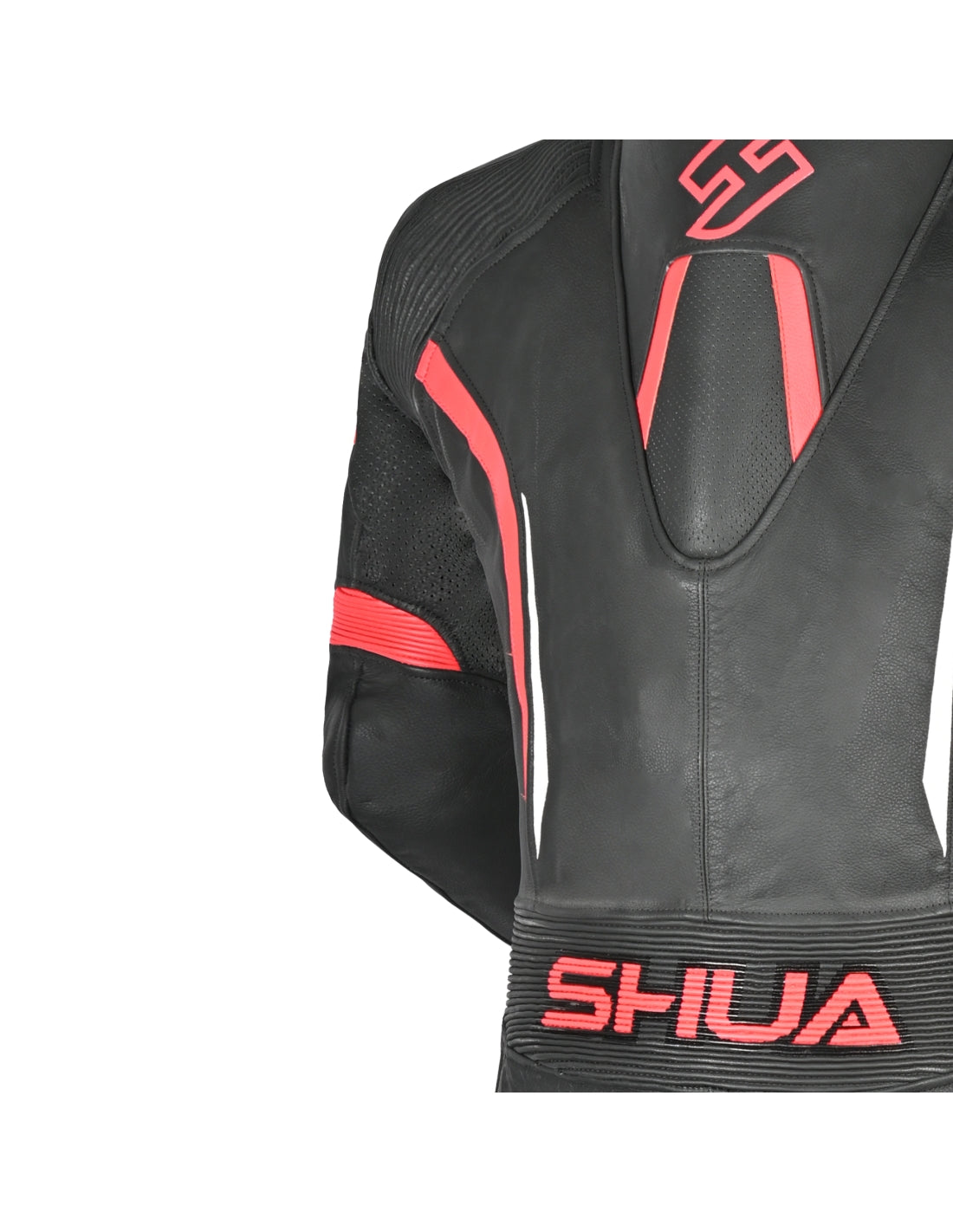 Shua Infinity Nero Rosso1PC Tute da Moto in Pelle Uomo SOLO ONLINE