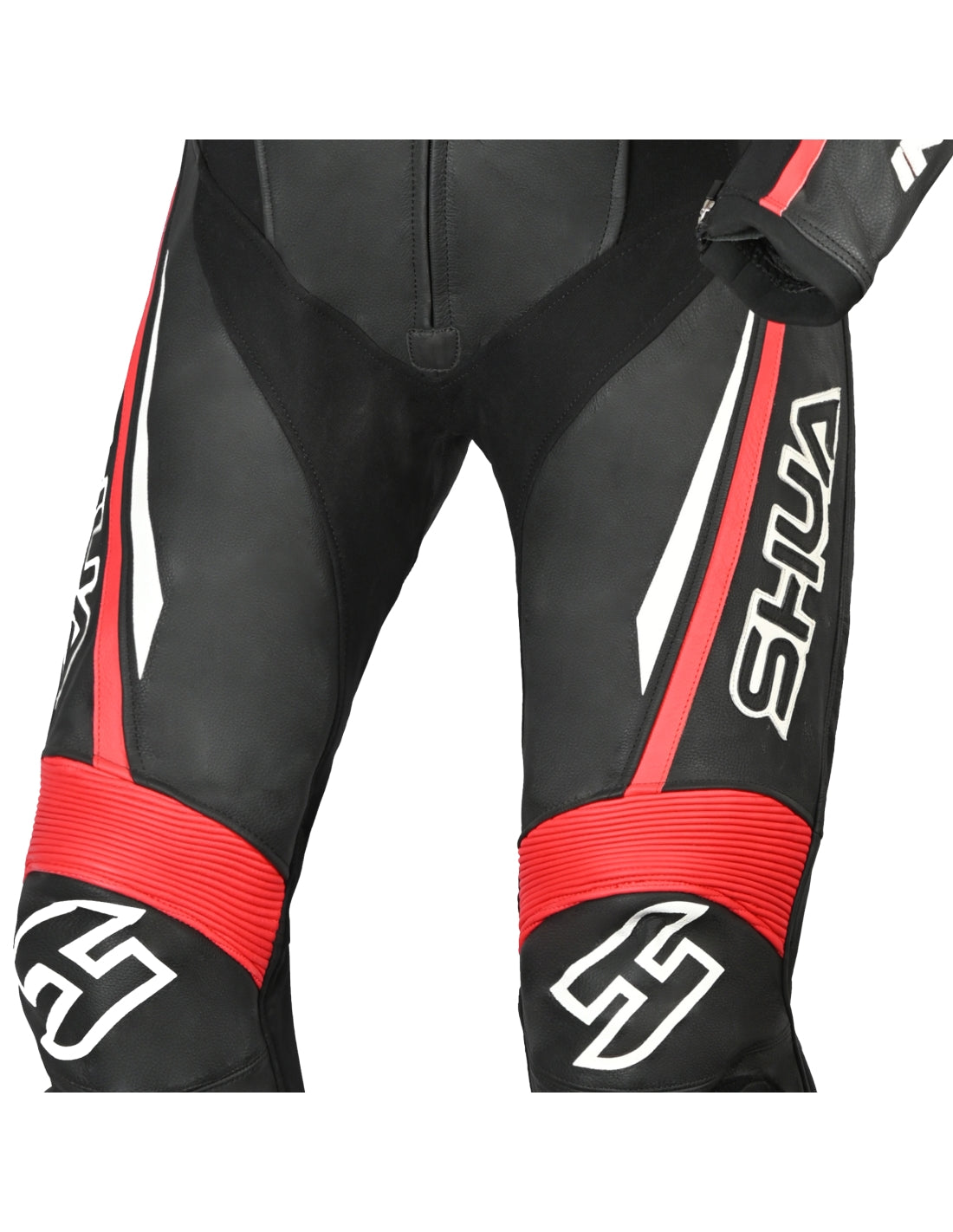 Shua Infinity Nero Rosso1PC Tute da Moto in Pelle Uomo SOLO ONLINE