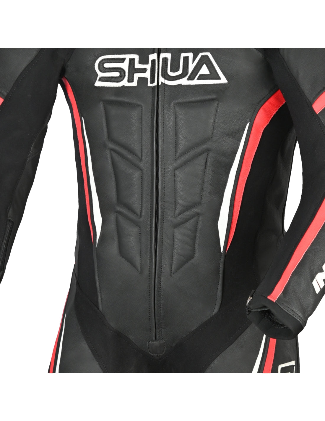 Shua Infinity Nero Rosso1PC Tute da Moto in Pelle Uomo SOLO ONLINE