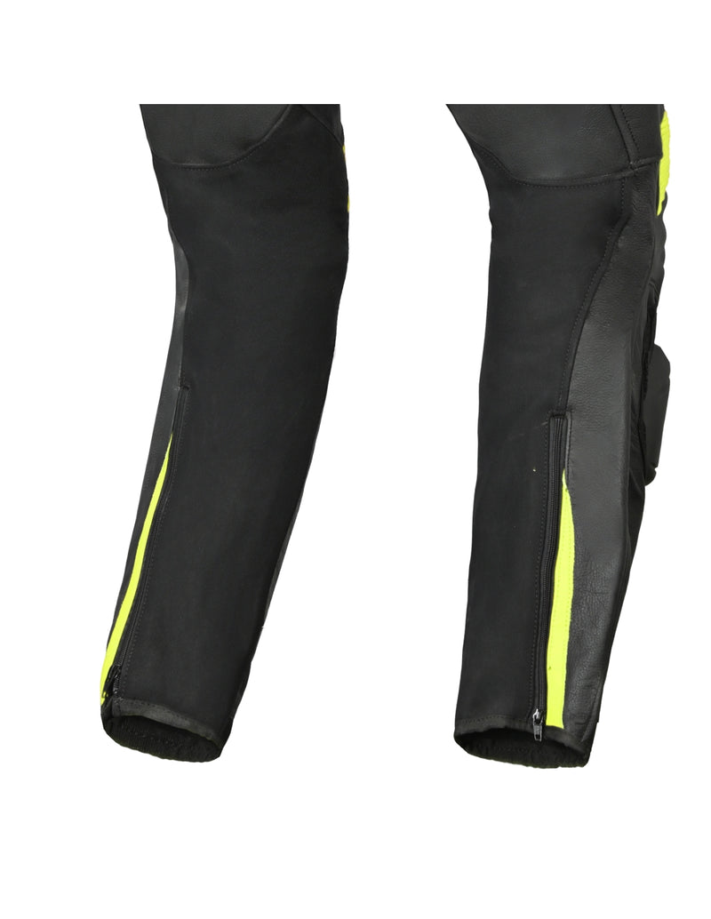Shua Infinity Nero Giallo/Flu 1PC Tute da Moto in Pelle Uomo SOLO ONLINE