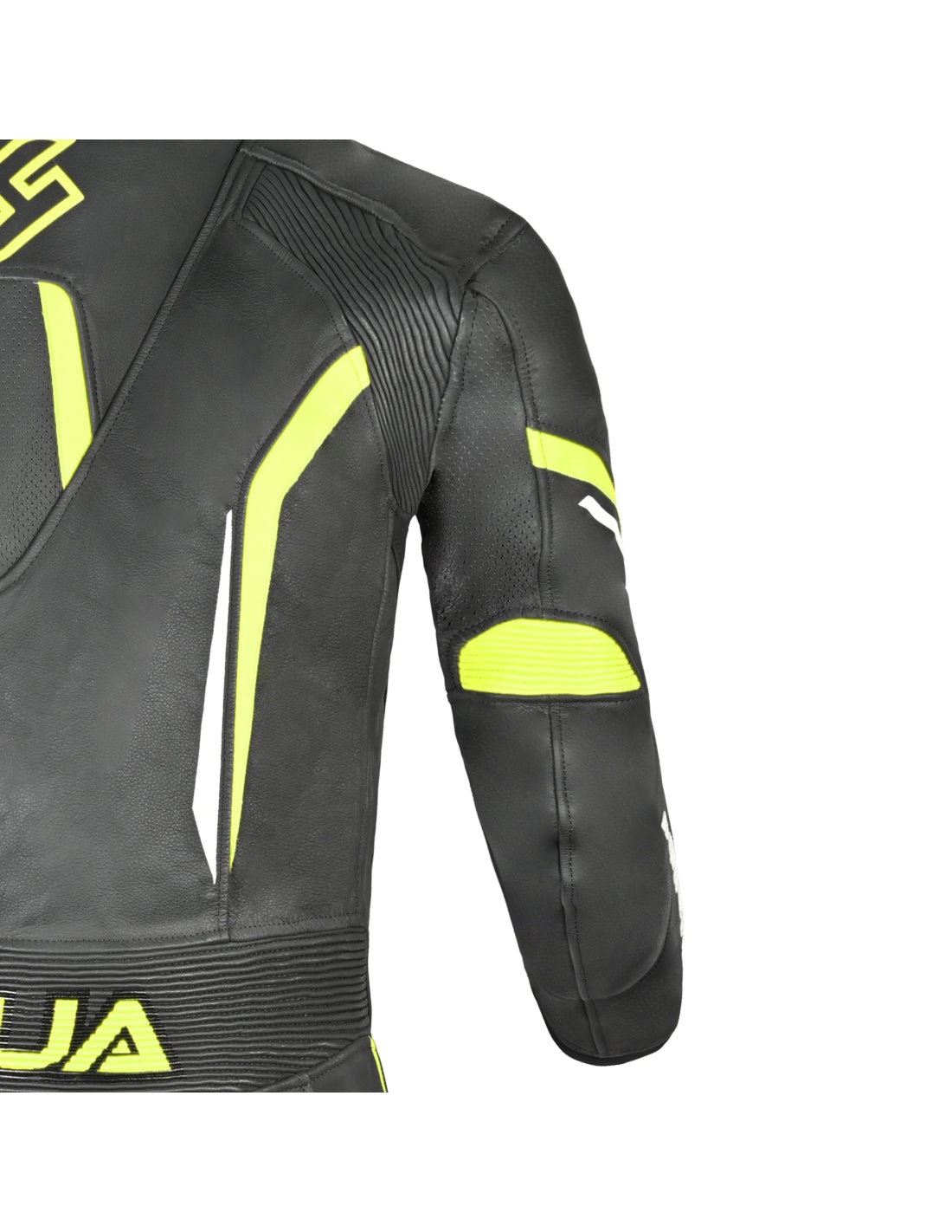 Shua Infinity Nero Giallo/Flu 1PC Tute da Moto in Pelle Uomo SOLO ONLINE