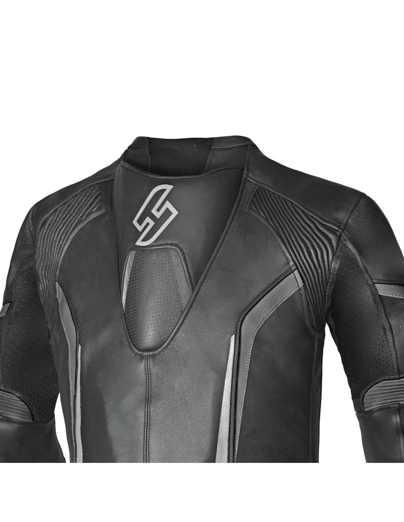 Shua Infinity Tuta Moto 2 pezzi Nero/Antracite