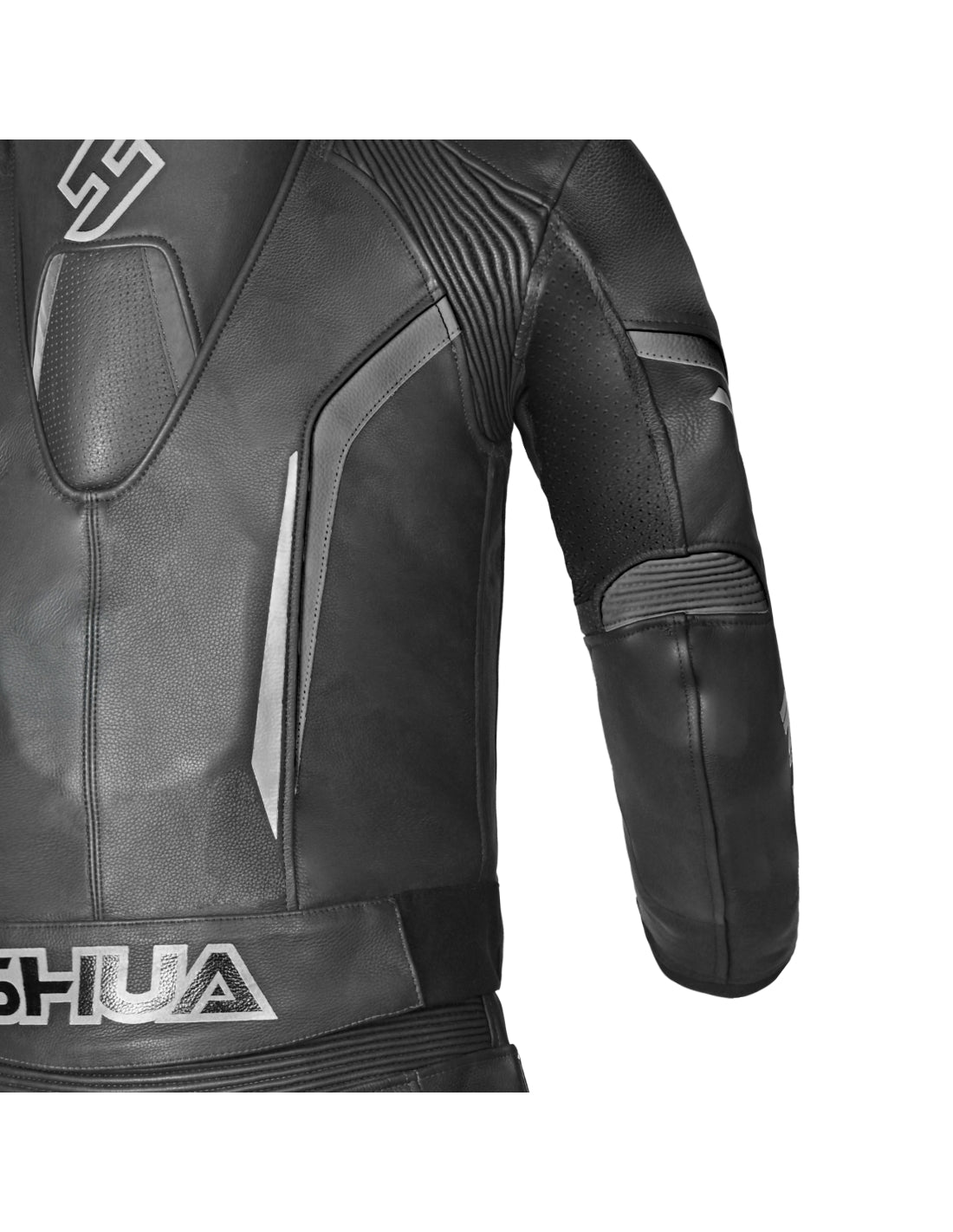 Shua Infinity Tuta Moto 2 pezzi Nero/Antracite