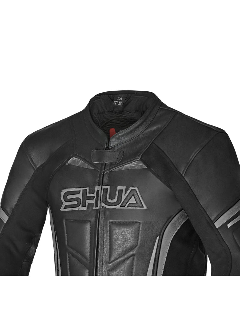 Shua Infinity Tuta Moto 2 pezzi Nero/Antracite