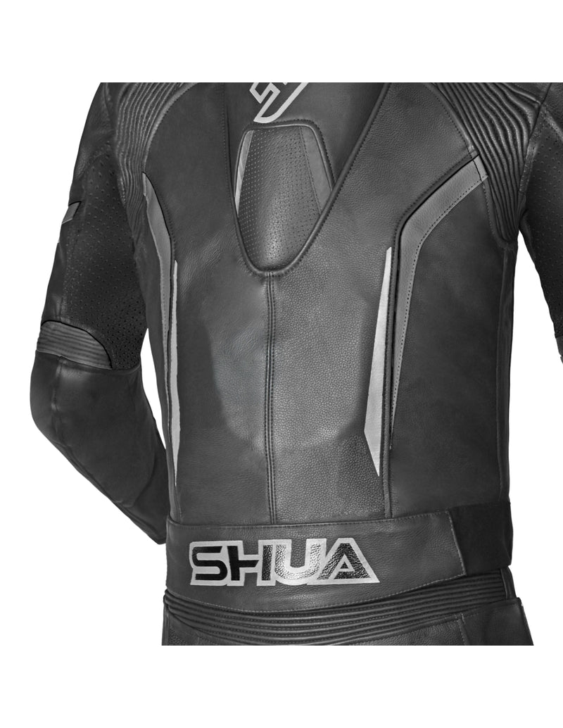 Shua Infinity Tuta Moto 2 pezzi Nero/Antracite
