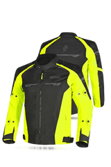 Shua Immortal Giacca da Moto Nero/Giallo 