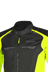 Shua Immortal Giacca da Moto Nero/Giallo 