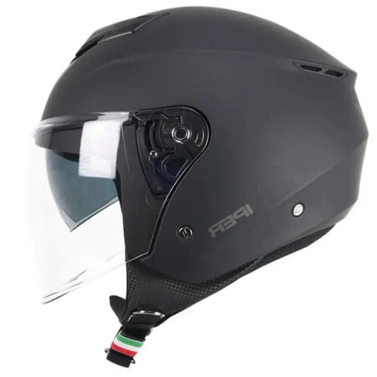 CGM 126A IPER MONO Motociclo Jet Caschi Nero