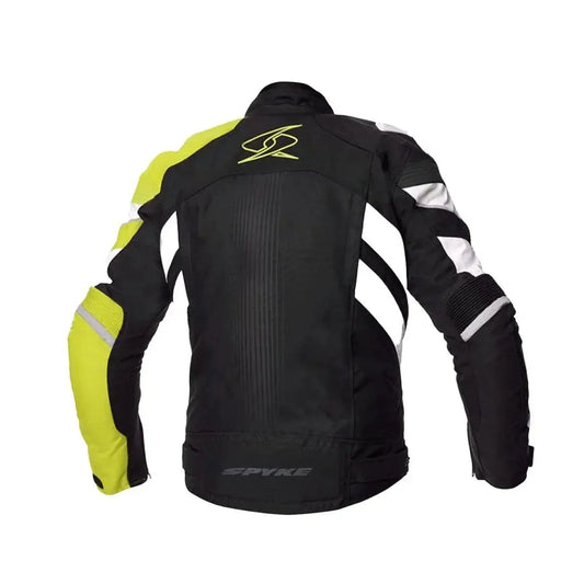 SPYKE - ESTORIL GT JACKET BLACK/FLUOYELLOW - SECURTEX MOTOR S.L (t/a MaximoMoto)