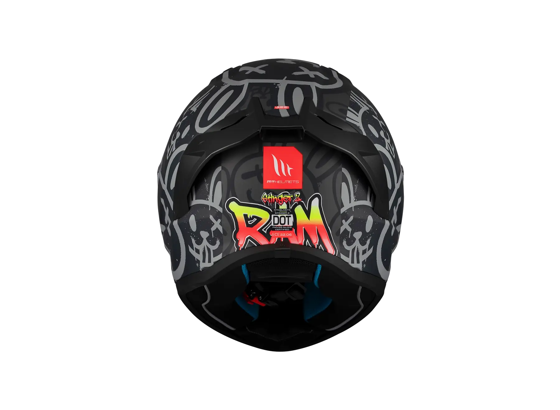 MT Stinger 2 Ram F1 Matt Moto integrale Caschi 