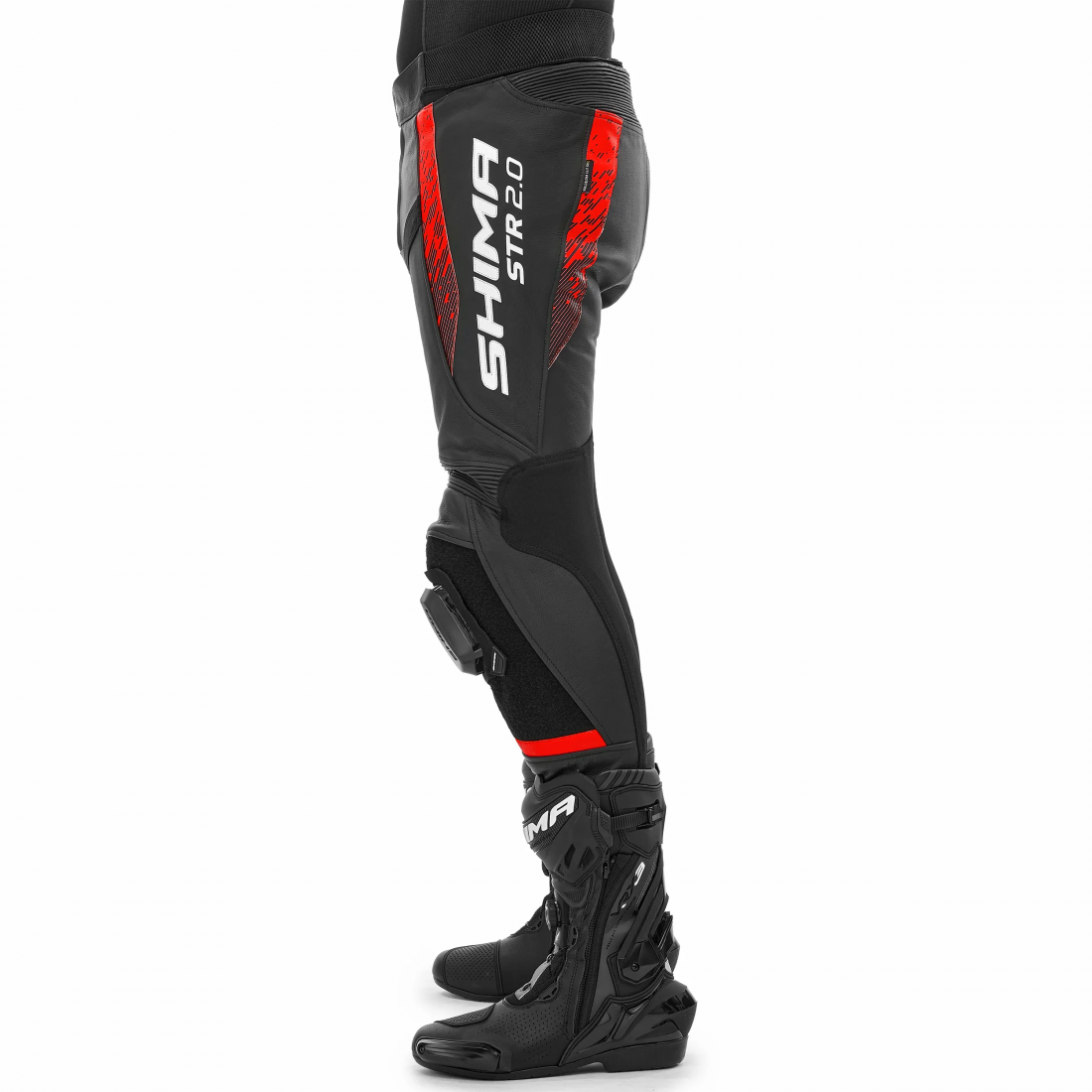 SHIMA STR 2.0 PANTALONE DE MOTO BRIGHT ROJO 