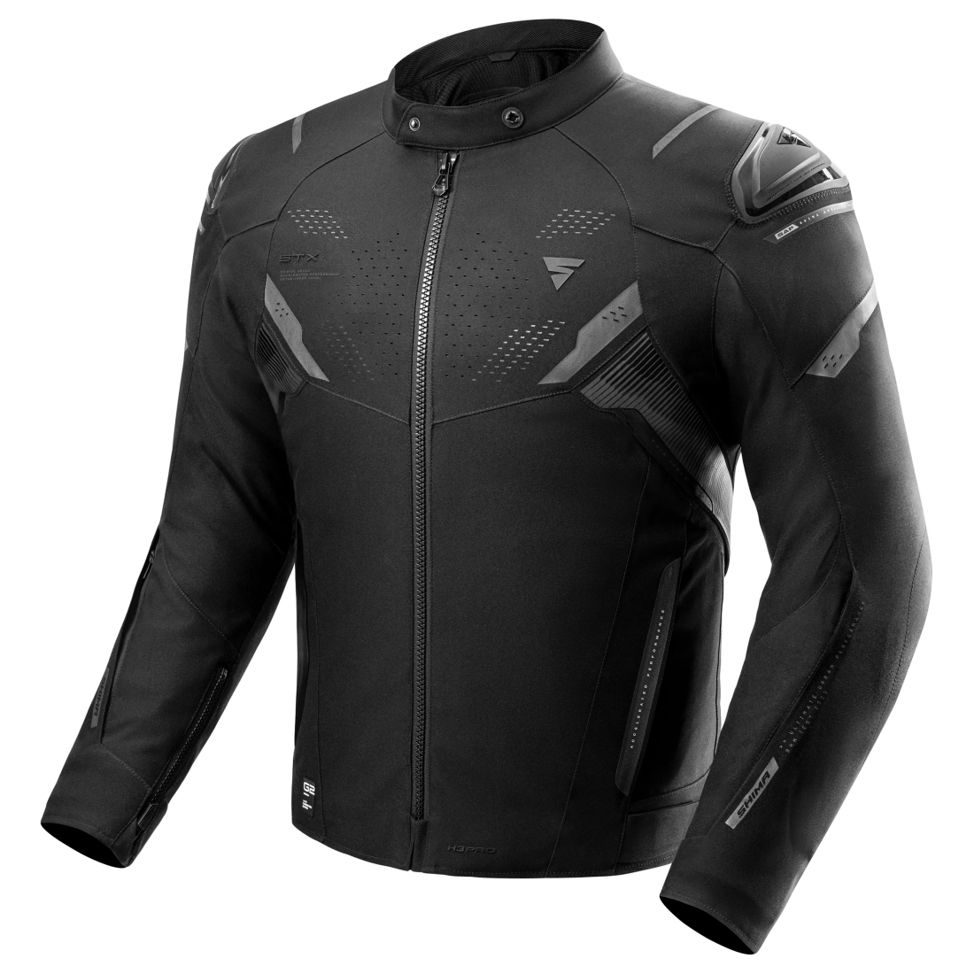 SHIMA STX MAN CHAQUETA DE MOTO NEGRO 