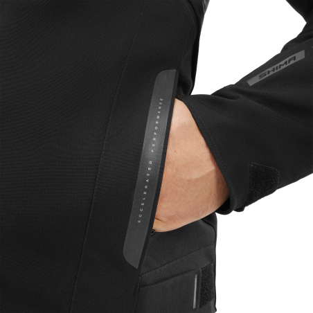 SHIMA STX MAN CHAQUETA DE MOTO NEGRO 